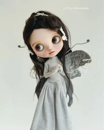 브라이스 아이시 인형 의류 리버서블 그레이 탑