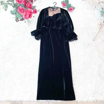 아메리 2WAY CURVE VELOURS DRESS