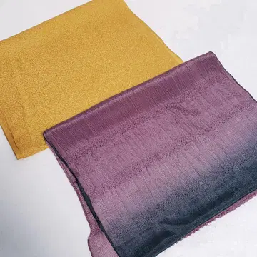 (0444) 오비 장식 천 2점 묶음 판매 기모노 일본 의류 잡화 인기