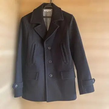 S117.23 GREEN LABEL RELAXING 네이비 피 코트 S