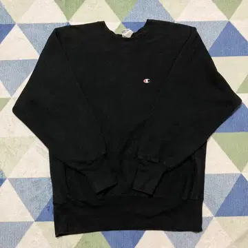 90s 챔피언 블랙 리버스 위브 자수 택 4L 상당