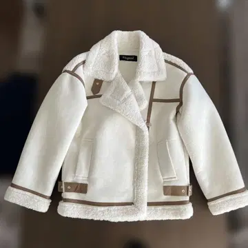 Vesgioia 보아 자켓 아이보리 Free 사이즈