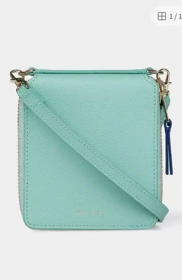 폴스미스 숄더 지갑 접이식 지갑 민트 골드 레몬