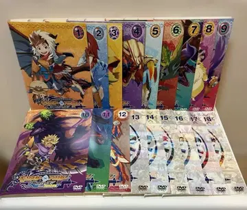 몬스터 헌터 스토리 라이드 온 DVD 전 18권 세트