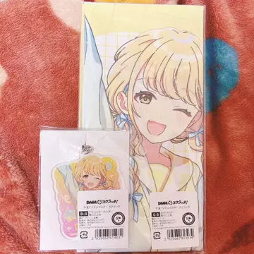 학원 아이돌 마스터 후지타 코토네 캔뱃지 천 포스터 DMM 스크래치