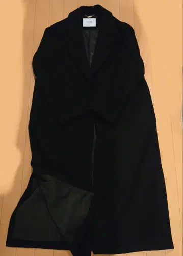 SLOBE iENA 블랙 롱 코트