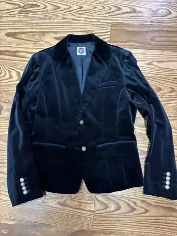 새상품급 블랙 벨벳 테일러드 자켓