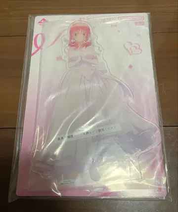 제일복권 5등분의 신부 F상 빅 아크릴 스탠드 나카노 니노