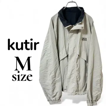 kutir 스탠드넥 블루종 자켓 m 그레이 나일론 아우터