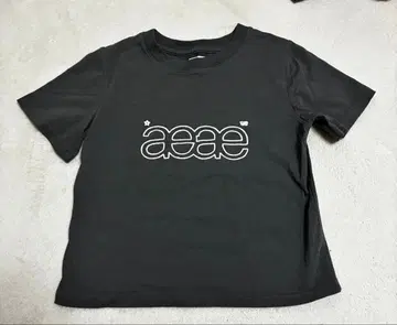 aeae 로고 크롭 티셔츠