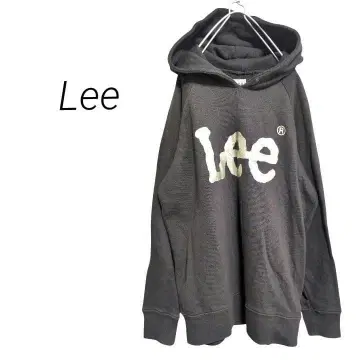 레어 [리] 로고 풀 후드티 후디 다크 그레이 실버 로고