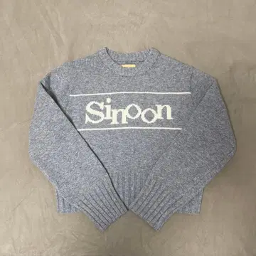 SINOON PULLOVER KNIT ( GREY ) 시누운 니트