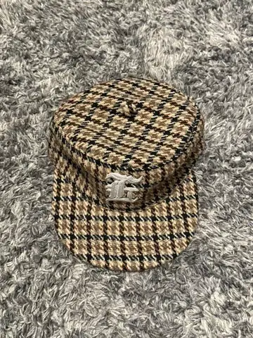 체크 무늬 워크캡 6 crayon 느낌