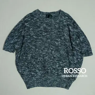 [ Rosso ] 5부 소매 돌먼 슬리브 니트