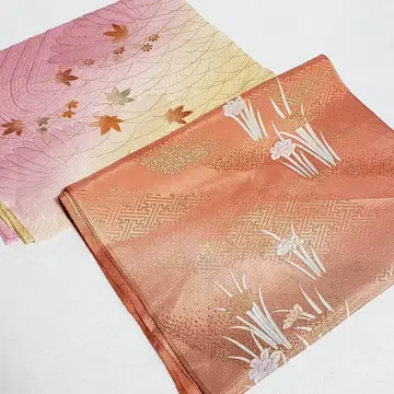 (0445) 오비 장식 천 2점 묶음 판매 기모노 일본 의류 잡화 인기