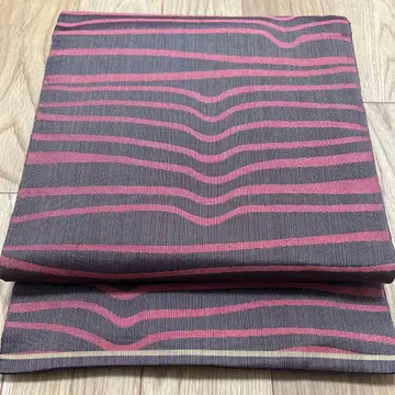 전통 무늬 본쿄 후쿠로 오비 요로케지마 순수 실크 331