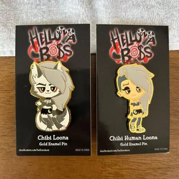 Hellva Boss/헬바보스 루나 핀 배지 핀즈
