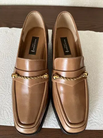 매킨토시 런던 브라운 가죽 신발