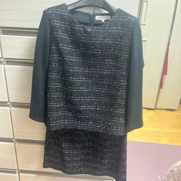 INDIVI 트위드 셋업 블랙 계열