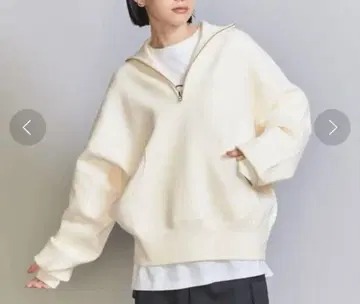 BEAUTY&YOUTH UNITED ARROWS 하프 지퍼 풀오버