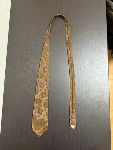 NEW Dandy 브라운 무늬 넥타이