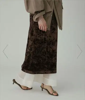 바빌론 벨로아 레이어드 스커트