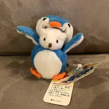 피크닉 월드 펭귄 시로쿠마 인형옷 키링 헤이세이 레트로