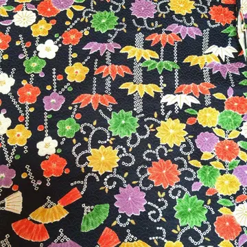 블랙 컬러 코몬 단품 기모노 이중 기모노 단품 청해파 매실 소나무 시보리