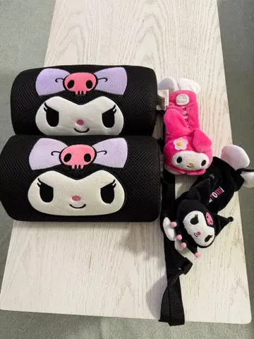 쿠로미 목걸이 2개 세트 벨트 커버 포함