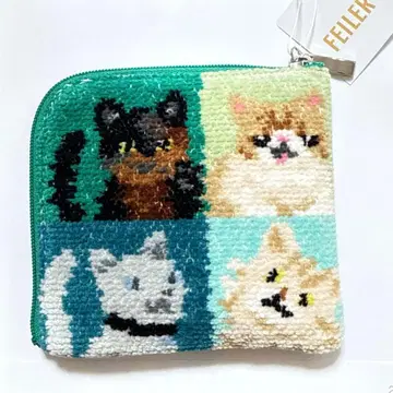 페이 룩! 마이 캣 스퀘어 파우치