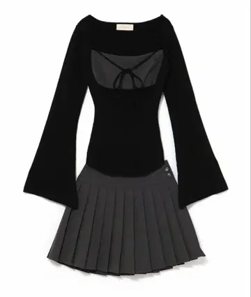 andmary Gisele 니트 세트업 그레이 S