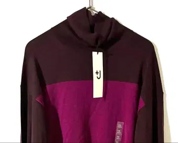 유니클로 +J 메리노 블렌드 터틀넥 스웨터 다크 브라운 XL