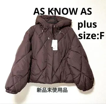 [ AS KNOW AS plus ] 다이아 퀼트 충전솜 블루종