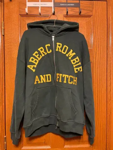 Abercrombie & Fitch 오버 사이즈 후드티 M 다크 그린