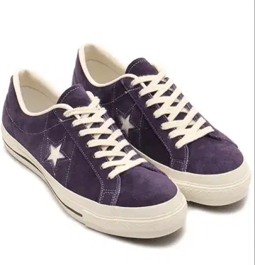 CONVERSE ONE STAR J SUEDE PURPLE 26.5cm