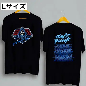 [ 새상품 ] L 사이즈 DAFT PUNK ALIVE2007 투어 T셔츠
