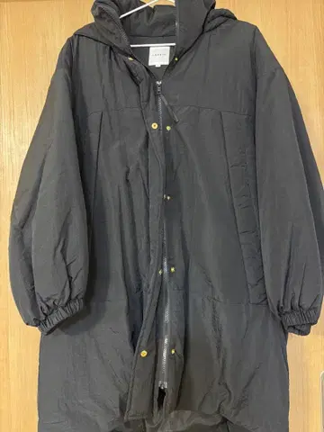 LEPSIM 후드 부착 다운 자켓 블랙 F