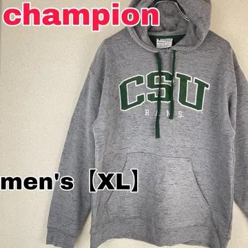 Z382 [champion] 스웨트 후드티 [남성용 XL] 그레이