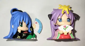 러키스타 러키 비나 이즈미 코나타 히이라기 카가미 미니 피규어