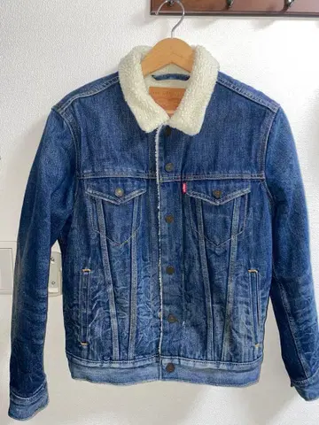 Levi's 보아 카라 부착 데님 자켓 XS