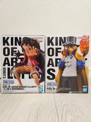 원피스 KING OF ARTIST 몽키 D 루피 & 사보 세트