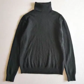유니클로 캐시미어 100% 터틀넥 니트 블랙 L