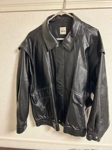 idem faux leather blouson