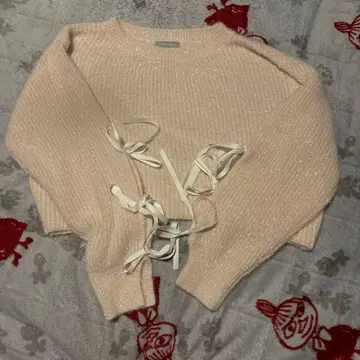 JILL by JILL STUART 핑크 니트 스웨터 FR