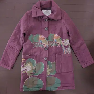 스칼라 레트로 퀼팅 코트