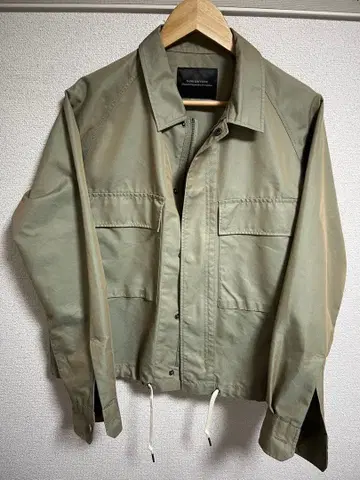 NANO UNIVERSE 올리브 자켓