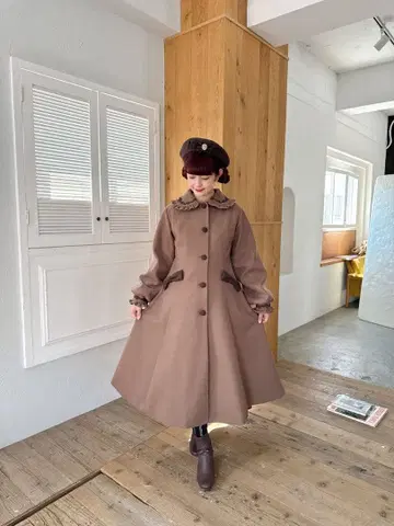 시마무라 아오키 미사코 코트 4L 빅 사이즈