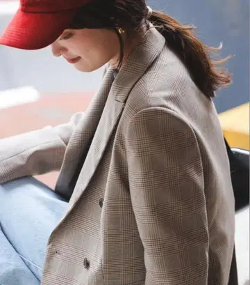 [ SLOBE IENA ] TR 더블 브레스트 자켓