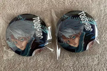 BLEACH 천년혈전편 히츠가야 토시로 캔뱃지 2개 세트