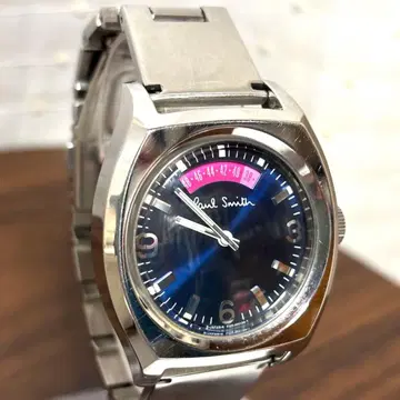 폴스미스 PAUL SMITH 손목시계 워치 쿼츠 파랑 다이얼